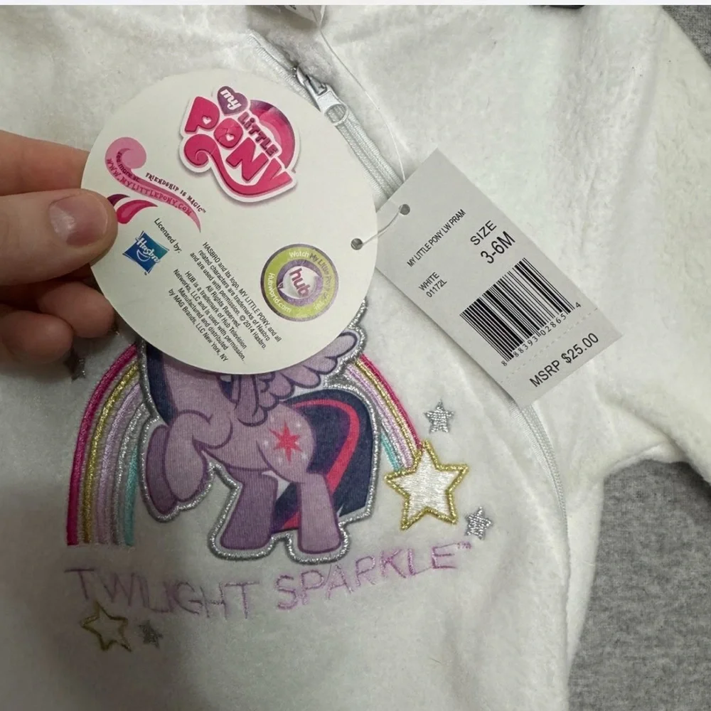 Infant 3-6 Months‎ One Piece Footie My Little Pony Twilight Sparkle Sleep Cozy